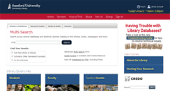Desktop Screenshot of library.samford.edu