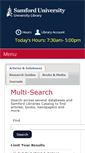 Mobile Screenshot of library.samford.edu